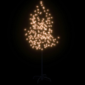 Copac cu flori de cireș, alb cald, 200 LED-uri, 180 cm - Img 3
