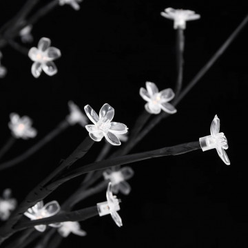 Copac cu flori de cireș, alb cald, 84 LED-uri, 120 cm - Img 8