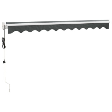 Copertină automată retractabilă, antracit, 3,5x2,5 m - Img 5