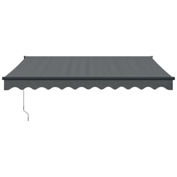 Copertină automată retractabilă, antracit, 3,5x2,5 m - Img 3