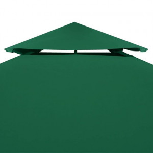 Copertină de rezervă acoperiș foișor, verde, 3 x 4 m, 310 g / m² - Img 5