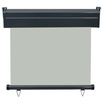 Copertină laterală de balcon, gri, 80 x 250 cm - Img 4