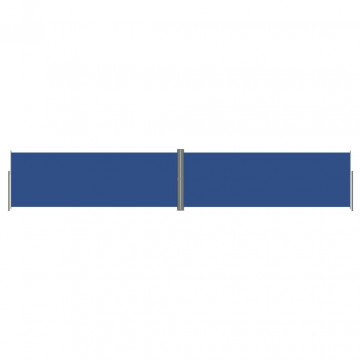 Copertină laterală retractabilă, albastru, 180x1000 cm - Img 2