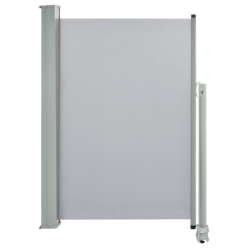 Copertină laterală retractabilă de terasă, gri, 120 x 300 cm - Img 2