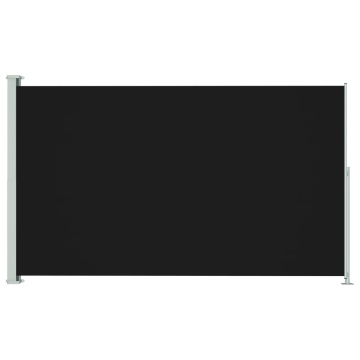 Copertină laterală retractabilă de terasă, negru, 220x300 cm - Img 2