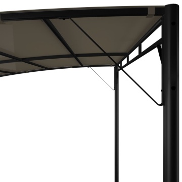Copertină pavilion de grădină, gri taupe, 3 x 3 x 2,55 m - Img 6