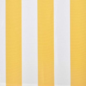 Copertină pliabilă motorizată, 400 cm, galben/alb - Img 3
