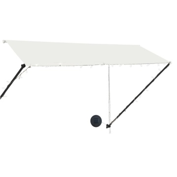Copertină retractabilă cu LED, crem, 300 x 150 cm - Img 3