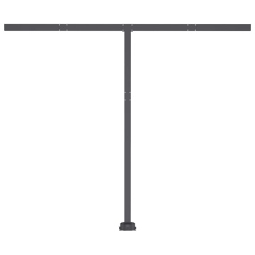Copertină retractabilă manual cu LED, crem, 350x250 cm - Img 7