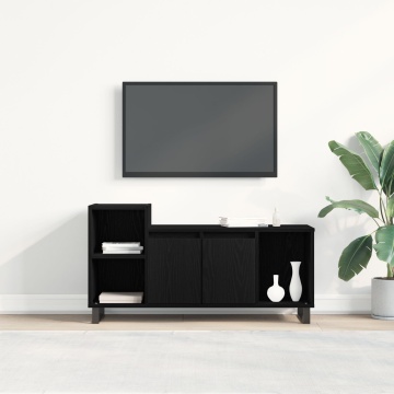Corp TV Negru Stejar 100x35x55 cm Lemn prelucrat - Img 4