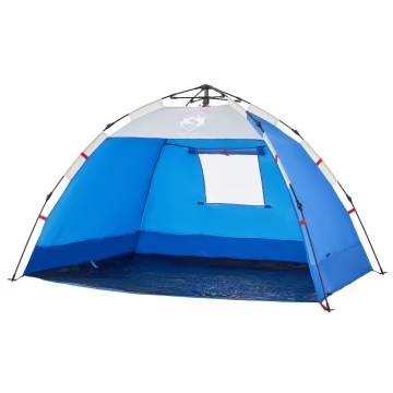 Cort camping 2 persoane albastru azur impermeabil setare rapidă - Img 8