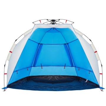 Cort camping 2 persoane albastru azur impermeabil setare rapidă - Img 6