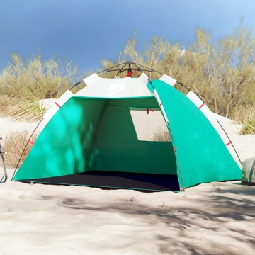 Cort camping 2 persoane verde marin impermeabil setare rapidă - Img 1