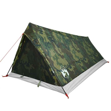 Cort camping pentru 2 persoane, camuflaj, impermeabil - Img 8