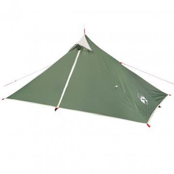 Cort de camping 1 persoane, verde, 255x153x130 cm, tafta 185T - Img 8