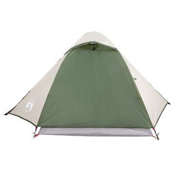 Cort de camping 2 persoane, verde, 224x248x118 cm, tafta 185T - Img 6