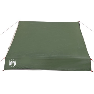 Cort de camping cu cadru A, 2 persoane, verde, impermeabil - Img 7