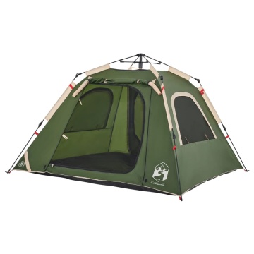 Cort de camping cupolă 4 persoane, setare rapidă, verde - Img 8
