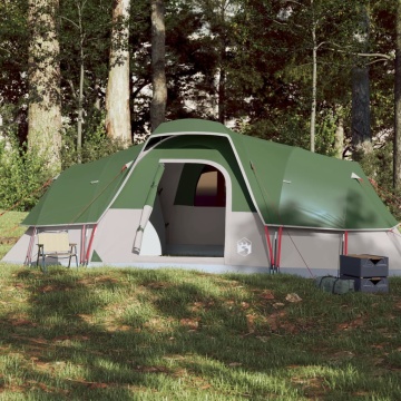 Cort de camping cupolă pentru 1 persoană, verde, impermeabil - Img 1
