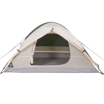 Cort de camping cupolă pentru 2 persoane, verde, impermeabil - Img 6