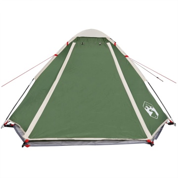 Cort de camping cupolă pentru 2 persoane, verde, impermeabil - Img 6