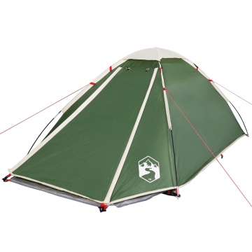 Cort de camping cupolă pentru 2 persoane, verde, impermeabil - Img 8