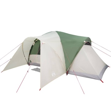 Cort de camping cupolă pentru 6 persoane, verde, impermeabil - Img 8