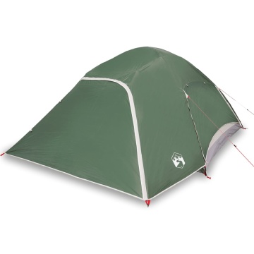 Cort de camping cupolă pentru 6 persoane, verde, impermeabil - Img 2