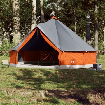 Cort de familie Tipi pentru 12 persoane gri impermeabil - Img 3