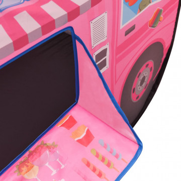 Cort de joacă pentru copii cu 250 bile, roz, 70x112x70 cm - Img 7