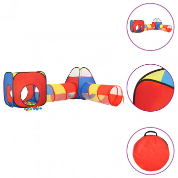 Cort de joacă pentru copii, multicolor, 190x264x90 cm - Img 3