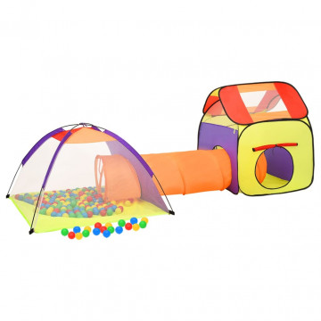 Cort de joacă pentru copii, multicolor, 338x123x111 cm - Img 3