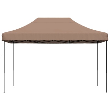 Cort de petrecere pliabil Pop-Up, 410x279x315 cm, maro - Img 3