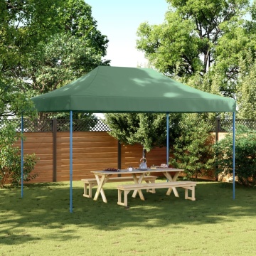 Cort de petrecere pliabil Pop-Up, verde, 440x292x315 cm - Img 1
