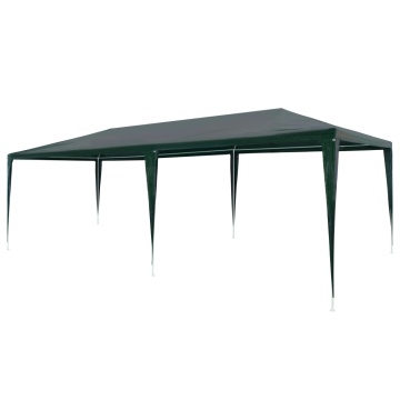 Cort de petrecere, verde, 3 x 6 m, PE - Img 1