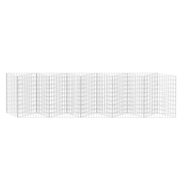 Coș gabion, 300 x 30 x 100 cm, oțel galvanizat - Img 4