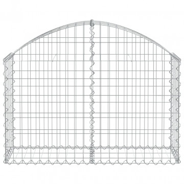 Coș gabion arcuit, 100x30x60/80 cm, fier galvanizat - Img 3