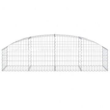 Coș gabion arcuit, 200x50x40/60 cm, fier galvanizat - Img 3