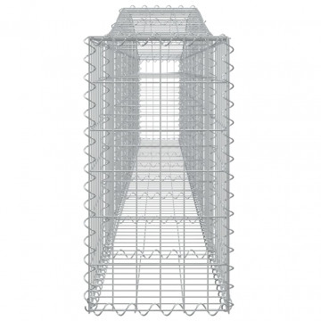 Coș gabion arcuit 400x30x60/80 cm fier galvanizat - Img 4