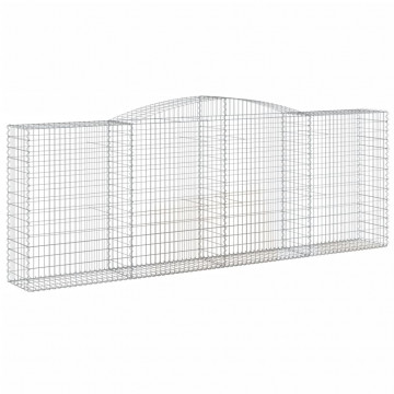 Coș gabion arcuit, 400x50x140/160 cm, fier galvanizat - Img 2