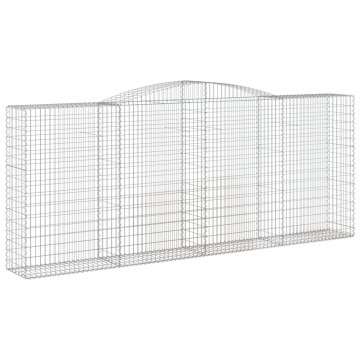 Coș gabion arcuit, 400x50x160/180 cm, fier galvanizat - Img 2