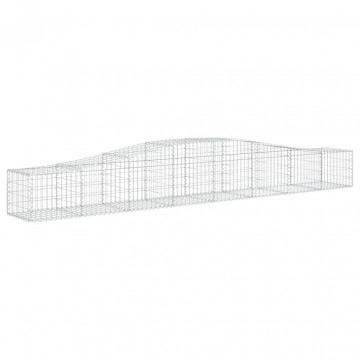 Coș gabion arcuit 400x50x40/60 cm fier galvanizat - Img 2