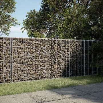 Coș gabion cu capac, 250x100x100 cm, fier galvanizat - Img 1