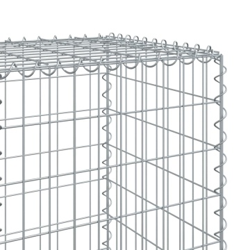 Coș gabion cu capac, 600x50x150 cm, fier galvanizat - Img 5