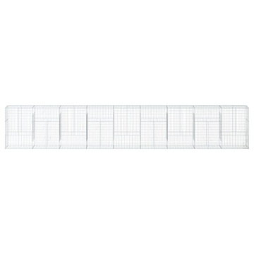 Coș gabion cu capac, 900x50x150 cm, fier galvanizat - Img 3
