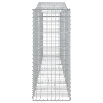 Coșuri gabion arcuite 5 buc, 400x50x120/140 cm, fier galvanizat - Img 6
