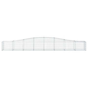 Coșuri gabion arcuite 5 buc, 400x50x40/60 cm, fier galvanizat - Img 4