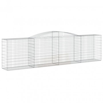 Coșuri gabion arcuite 8 buc, 400x50x100/120 cm fier galvanizat - Img 3