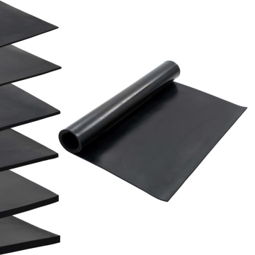 Covor de cauciuc anti-alunecare, 1,2 x 2 m, 8 mm, neted - Img 1