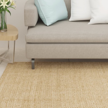Covor din sisal, natural, 80x300 cm - Img 1